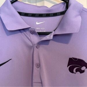Nike Men's XL K-State Purple Polo Shirt